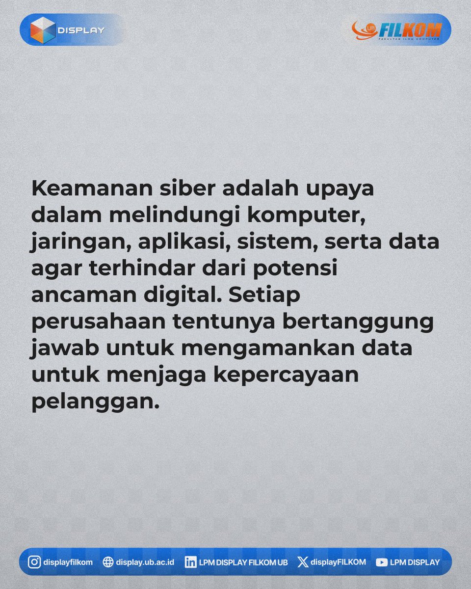displayfilkom's tweet photo. Penyalahgunaan AI Claude Sebagai Pelajaran Bagi Keamanan Siber

Halo Displayers!!👋🏻

Di balik kecanggihan AI, ada celah yang bisa dimanfaatkan pihak tak bertanggung jawab. Kasus Claude jadi alarm keras dan pelajaran bagi keamanan siber dunia. https://t.co/IgrWgaSIgk