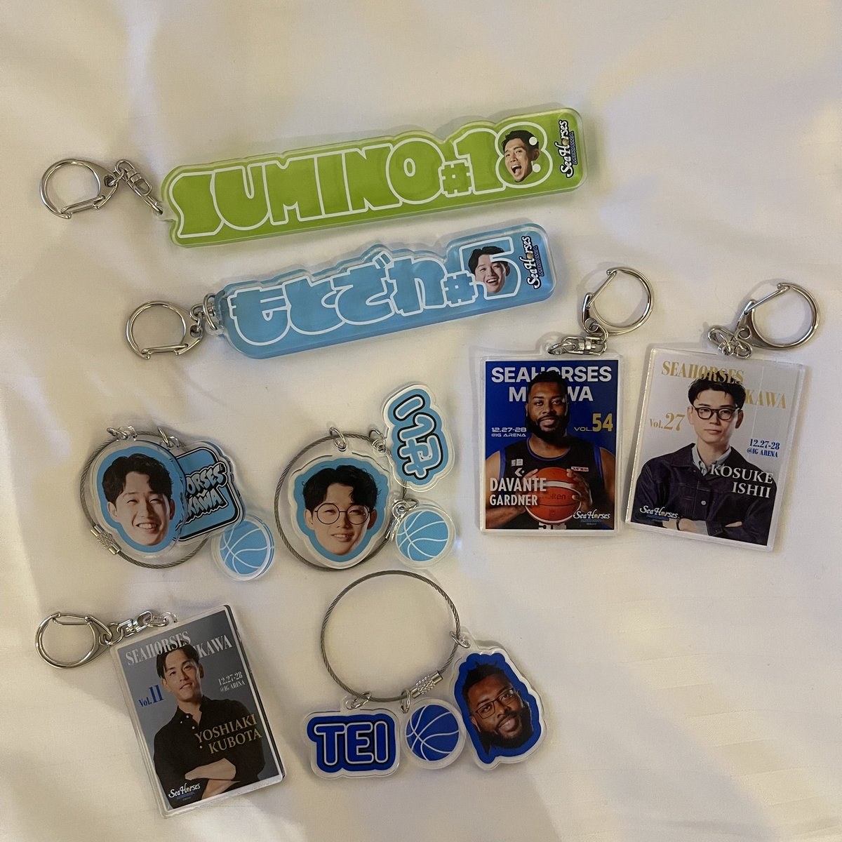 シーホース三河 交換 キーホルダー シール アクリルキーホルダー