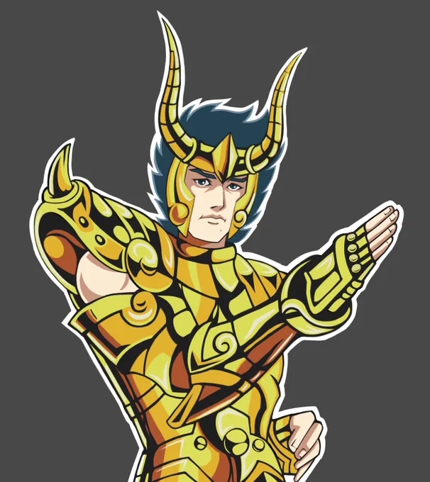 #聖闘士星矢 #upbeat #イラスト