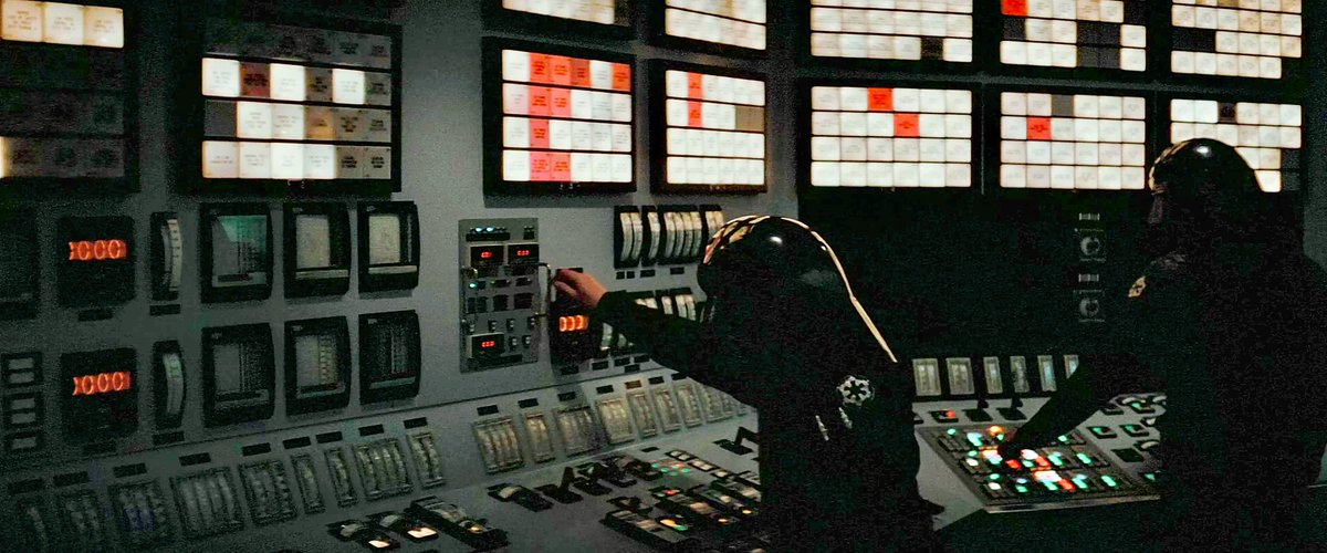 SciFiArchives's tweet image. Interfaces in STAR WARS (1977)