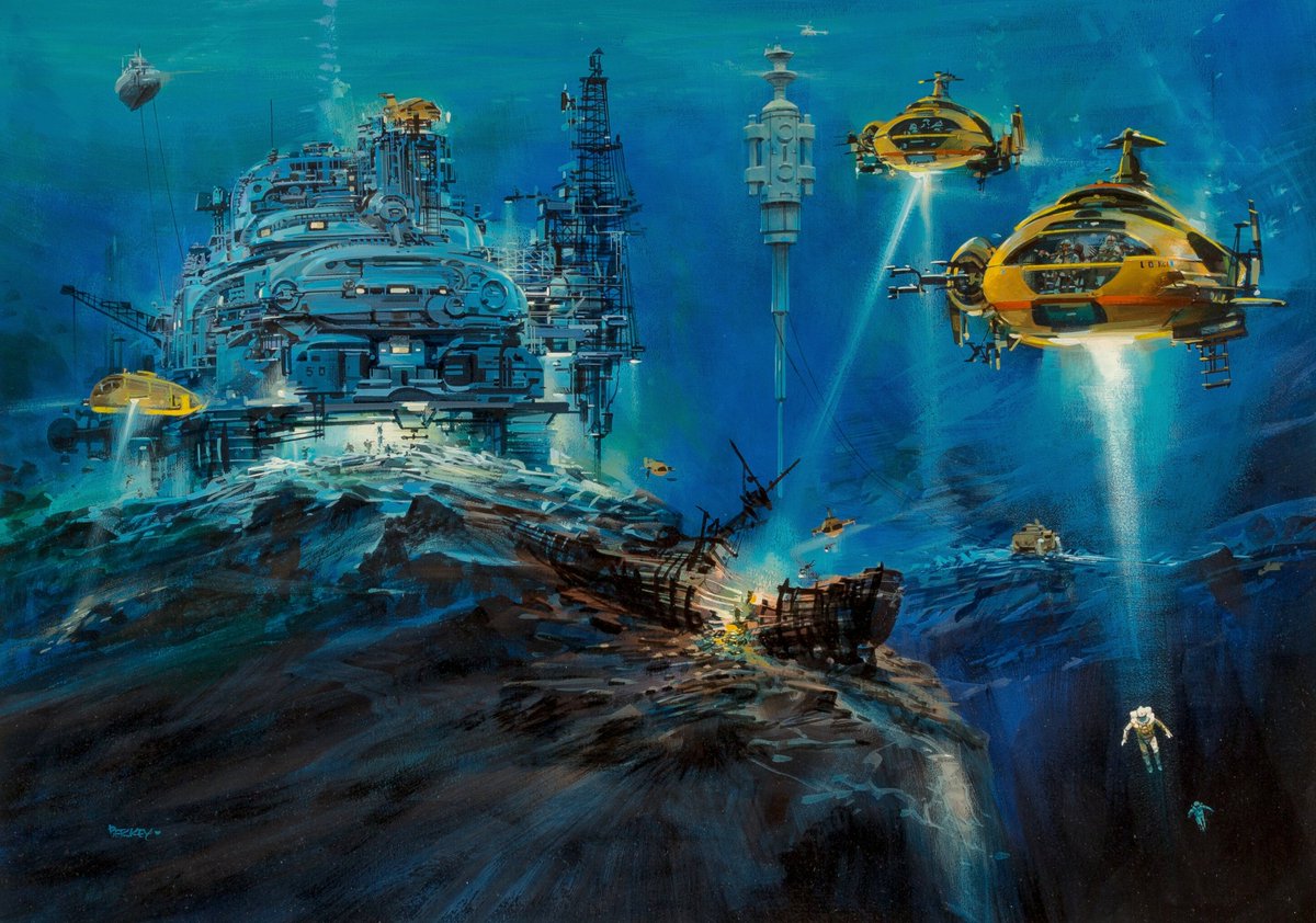 SciFiArchives's tweet image. The art of John Berkey (1932-2008)
