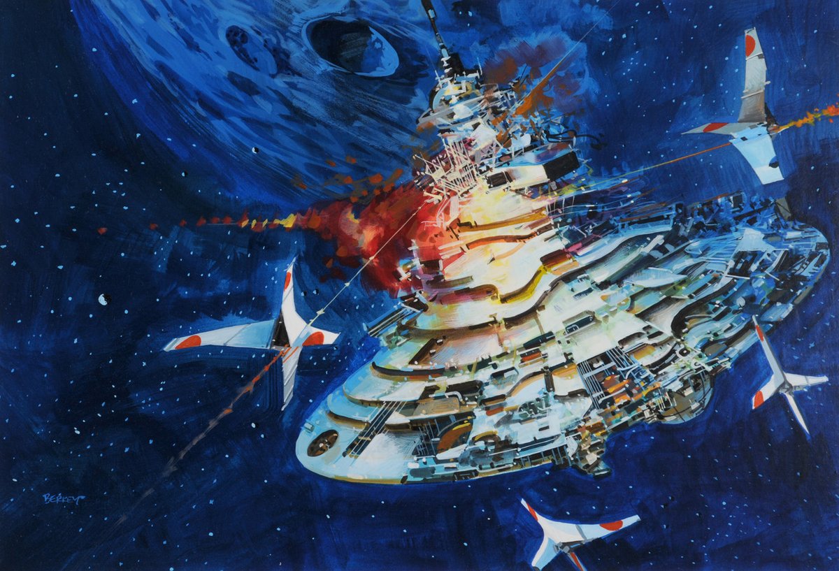 SciFiArchives's tweet image. The art of John Berkey (1932-2008)