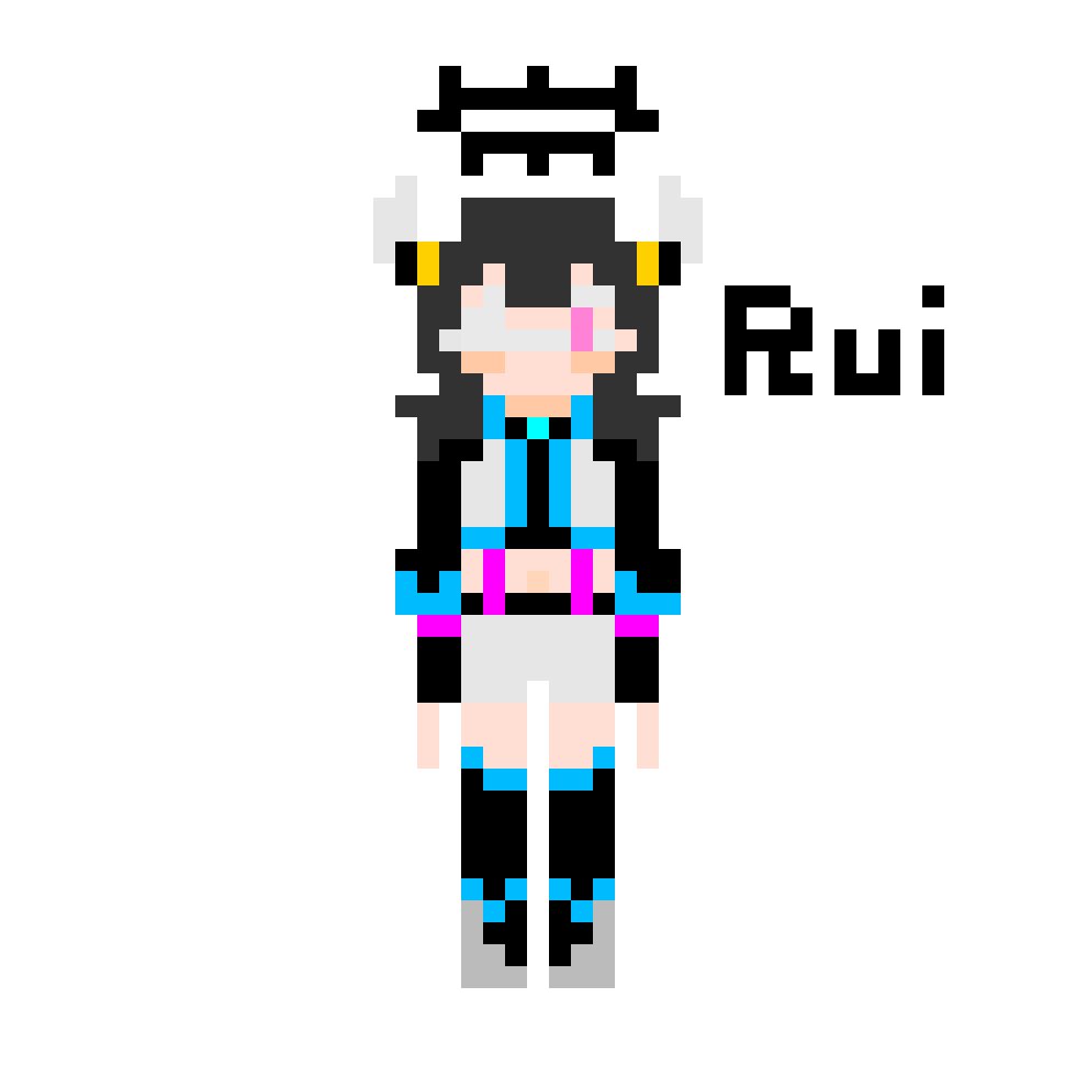 ドット絵 Day1 @Rui1378 これから毎日やりたいと思います。 明日は僕の