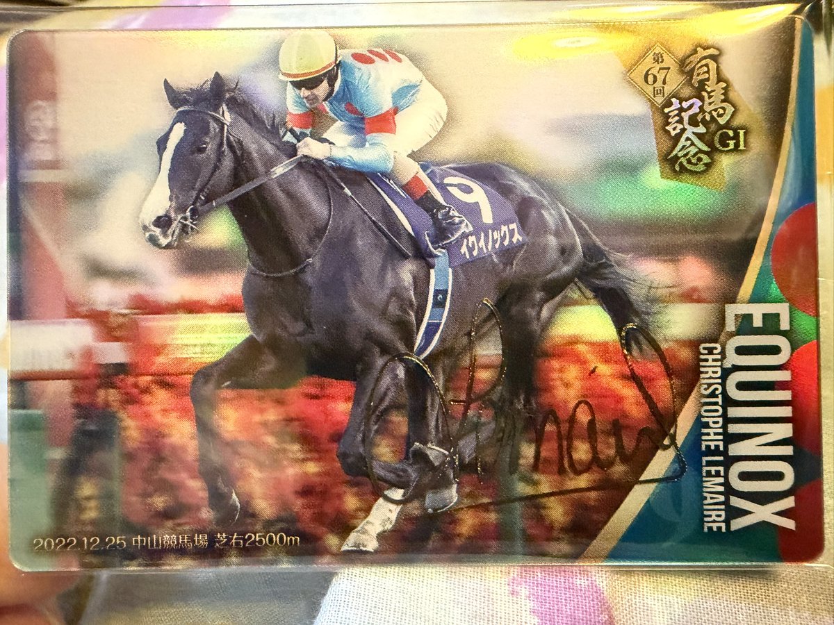 イクイノックス　ドバイ　限定カード 20230326s00004050201000p_thum.webp