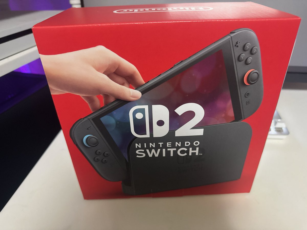 Switch2買いました！！☺️