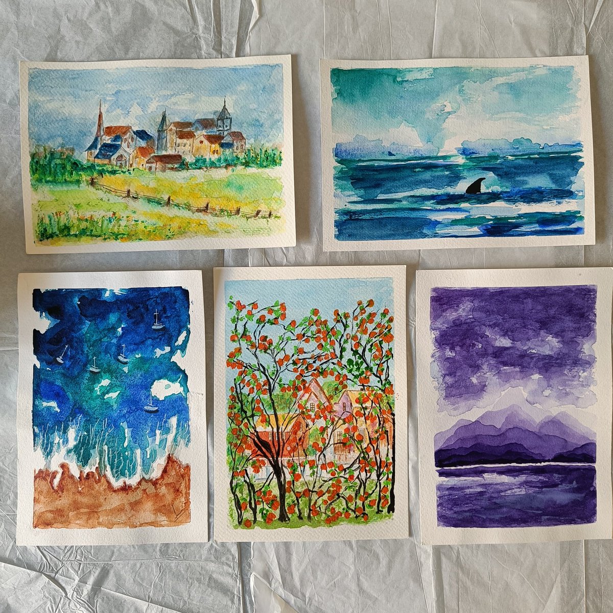 tikulli's tweet photo. Sharing again some original paintings available at discounted prices. Sets get you a better deal. Up to 50% off. Giveaways too. DM for details. Share to amplify. #artforsale #originalart #Discounts #EndOfYearSale #yearendsale #clearancesale https://t.co/rZX1HegpDE