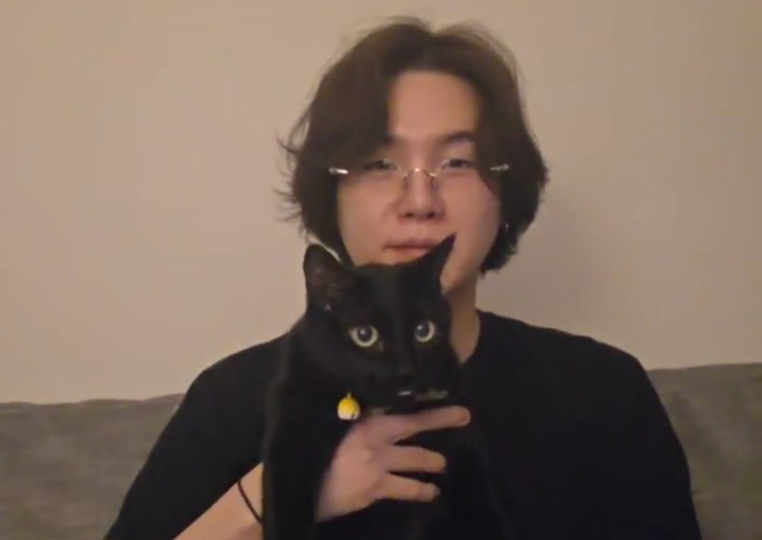 _slayoongi7_'s tweet photo. 🐱 &amp; his 🐈‍⬛ https://t.co/NN6aZTt8N9