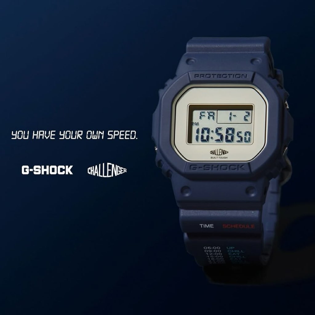 G-SHOCK x CHALLENGER コラボウォッチが国内1月2日（金）11:00／1月3日
