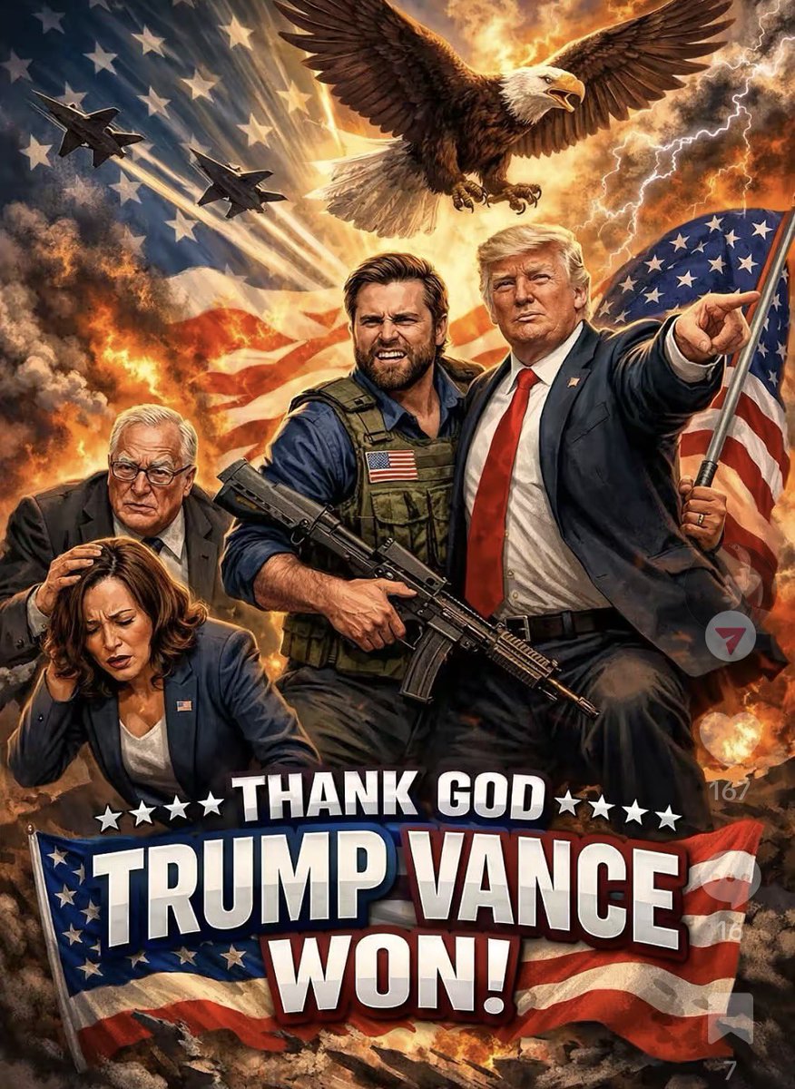 Good morning from Texas, God bless Donald Trump and JD Vance. 🙏🇺🇸