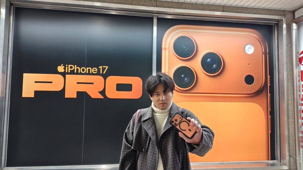 hiroki7G's tweet photo. iPhone11Proから17Proに！
シネマティックモード楽しみ😊 https://t.co/mItOayVArH