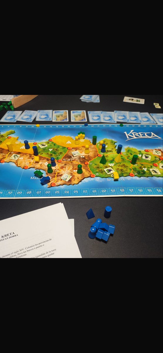 getyaya1's tweet photo. Gran noche de juegos!
Un samarkand, Kreta, samurai y Terra nova. https://t.co/jrykaLkLg0