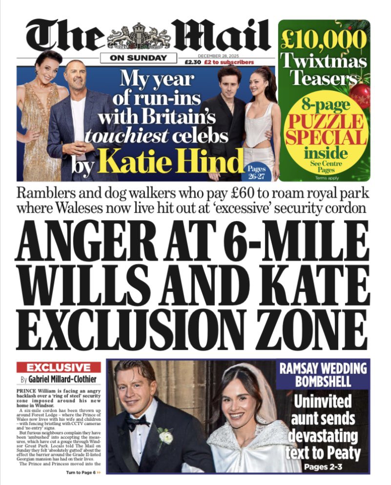 MillardClothier's tweet photo. Local anger at Kate and Wills over their massive new ring of steel around their new ‘forever home’

https://t.co/ETO0QO1MyG https://t.co/X2ra6o6luG