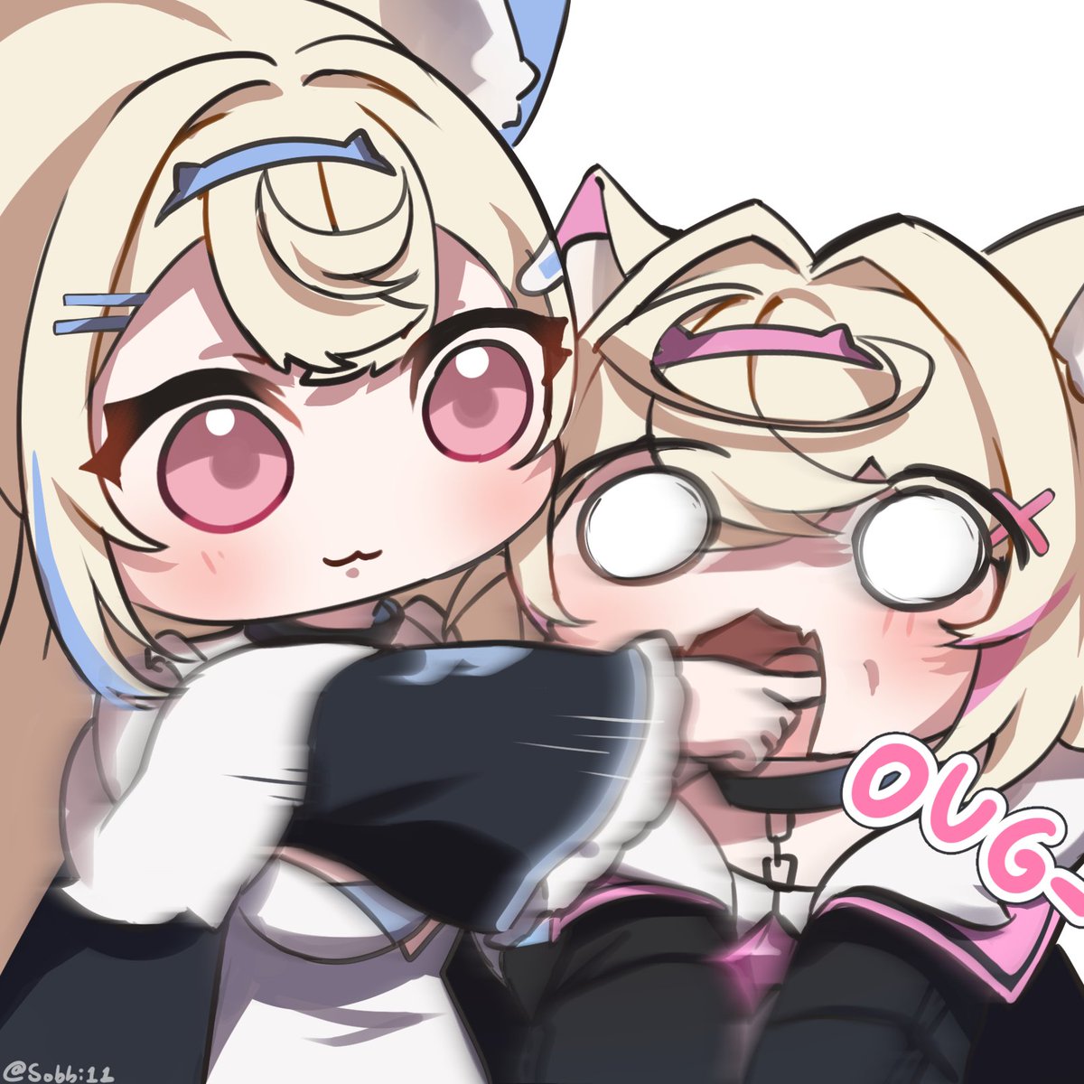 Sobbi11's tweet image. Fuwawa was trolling with this one 😭
#FWMCpix