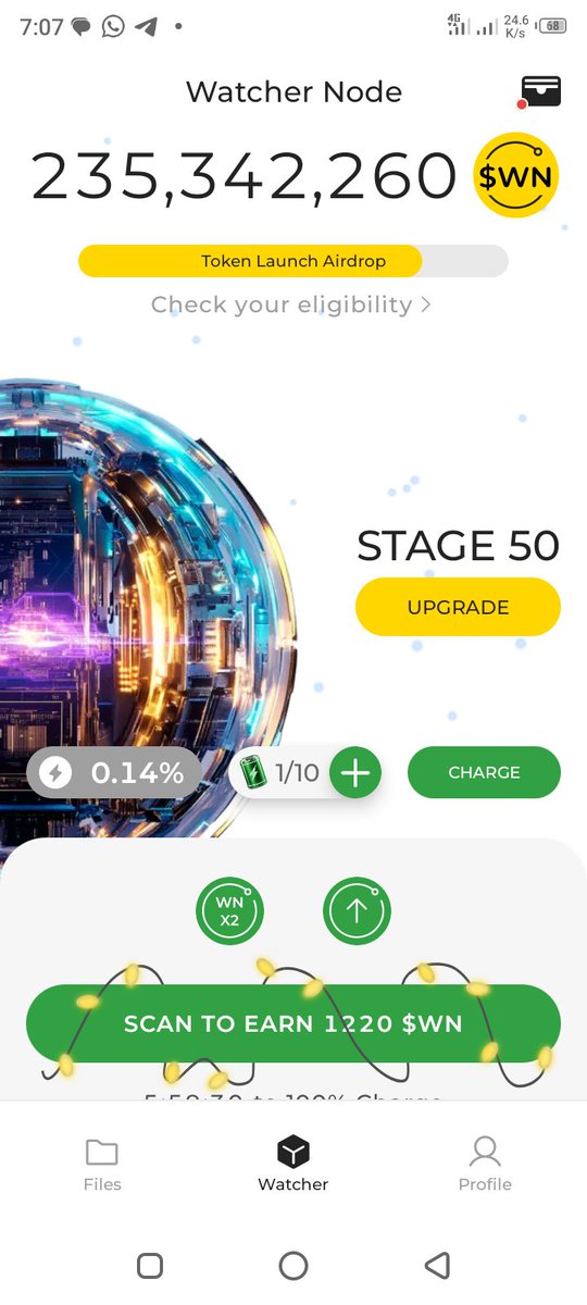 launching watchers node to secure <a href="/DeNetPro/">DeNet</a> storage network. Live
 from lagos #WatchersEverywhere