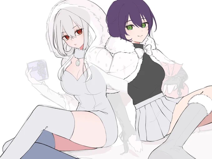 線画ずっとだと飽きてきちゃって描いては塗り、描いては塗り