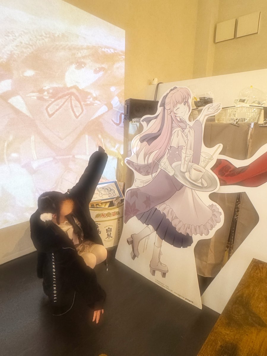 maguro__luka's tweet photo. 千本桜展行ってきた〜！ദ്ദി＞ᴗ＜)🎀✧
めちゃめちゃ可愛かったしドリンクも美味しかった！

 #千本桜展  #巡音流歌 https://t.co/BTnBzoaPcx