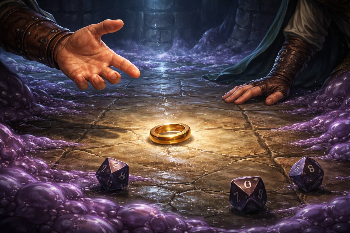 I'm sorry but if #StrangersThings5 doesn't end with the kids playing DnD then it's bad writing.  Even the way they tossed that ring ... The way it spun. Every aspect is a parallel of table top logic.