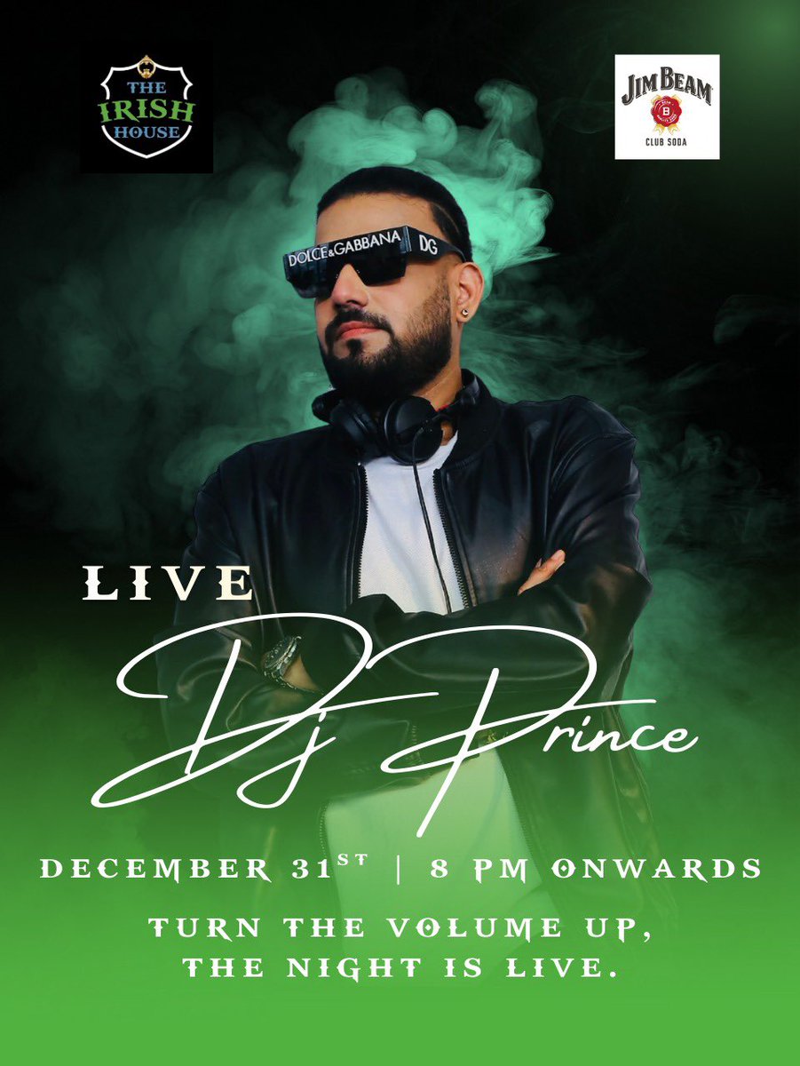 DjPrinceIndia's tweet photo. Stop 2 Countdown in style...💥💃🏻
DJ Prince spinning fire tracks at Irish House on the 31st. Big energy, bigger drops, and a night built for memories
Level 5 | Quest Mall 🔥🕺💥 https://t.co/AaTnM8Sn9R