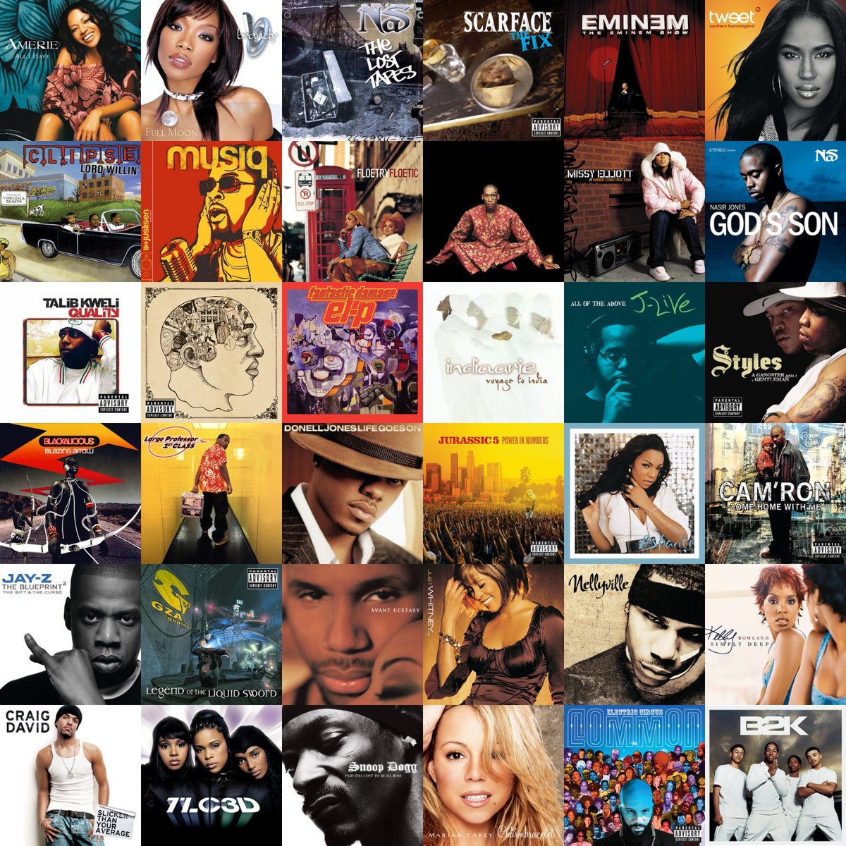 CoededMarshall's tweet image. The year was 2002, What are your top 3 albums of the year 🤔