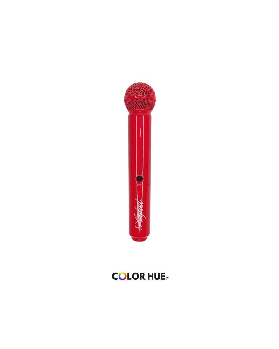 Custom red Shure BLX24/SM58! ♥️ custom made by @colorhueph ✨ For inquiries, fan projects, sponsorship send us a DM! 📧 #colorhueph #customized #shure #audiophile #red