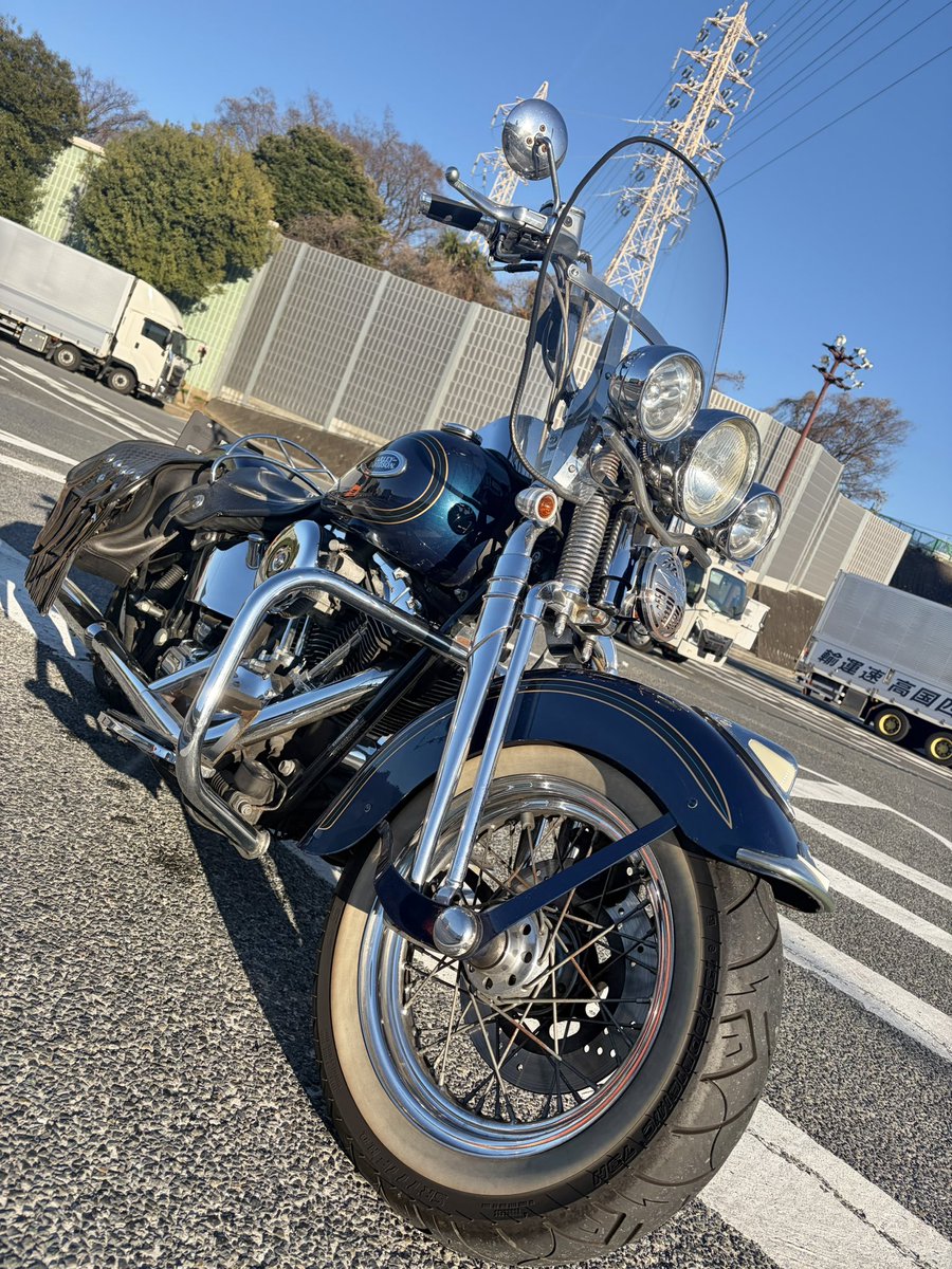 choppermasa0112's tweet photo. 走り納め

#flsts #heritagespringer #harleydavidson https://t.co/j1O86zKVSu