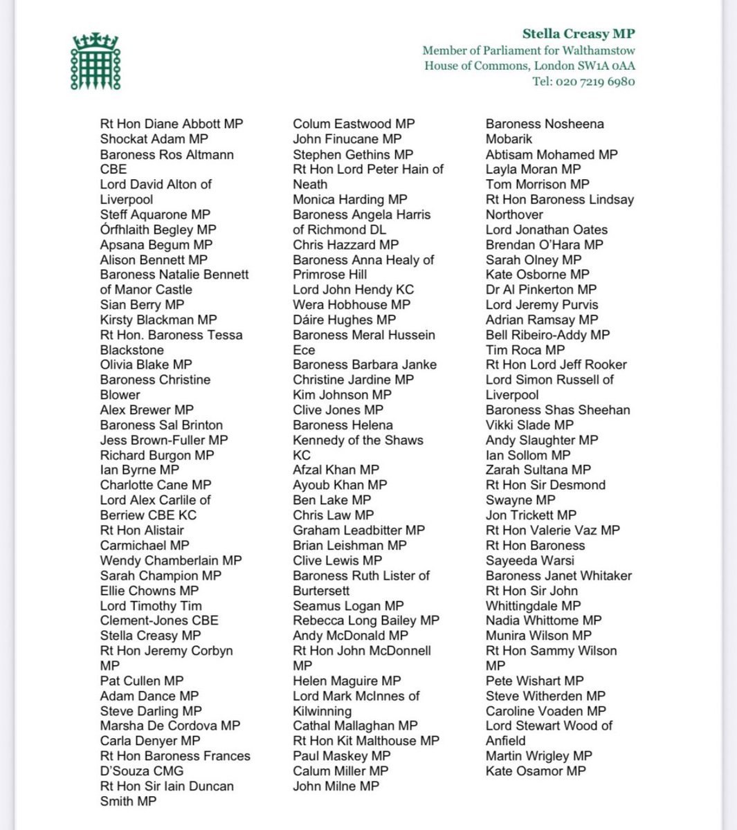 Sarah White tweet media