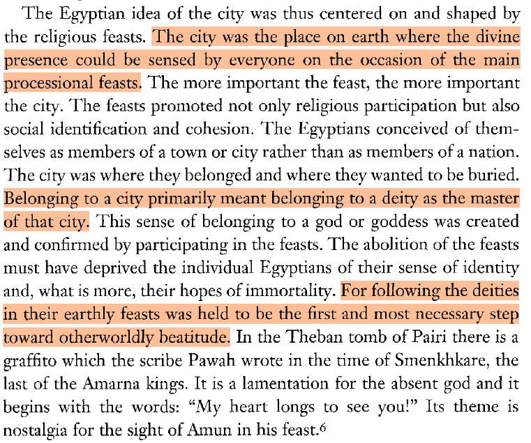 Indian_Anthro's tweet photo. The Egyptian idea of the city was interlinked to a deity and everything else followed. https://t.co/ZcxgJXqflA