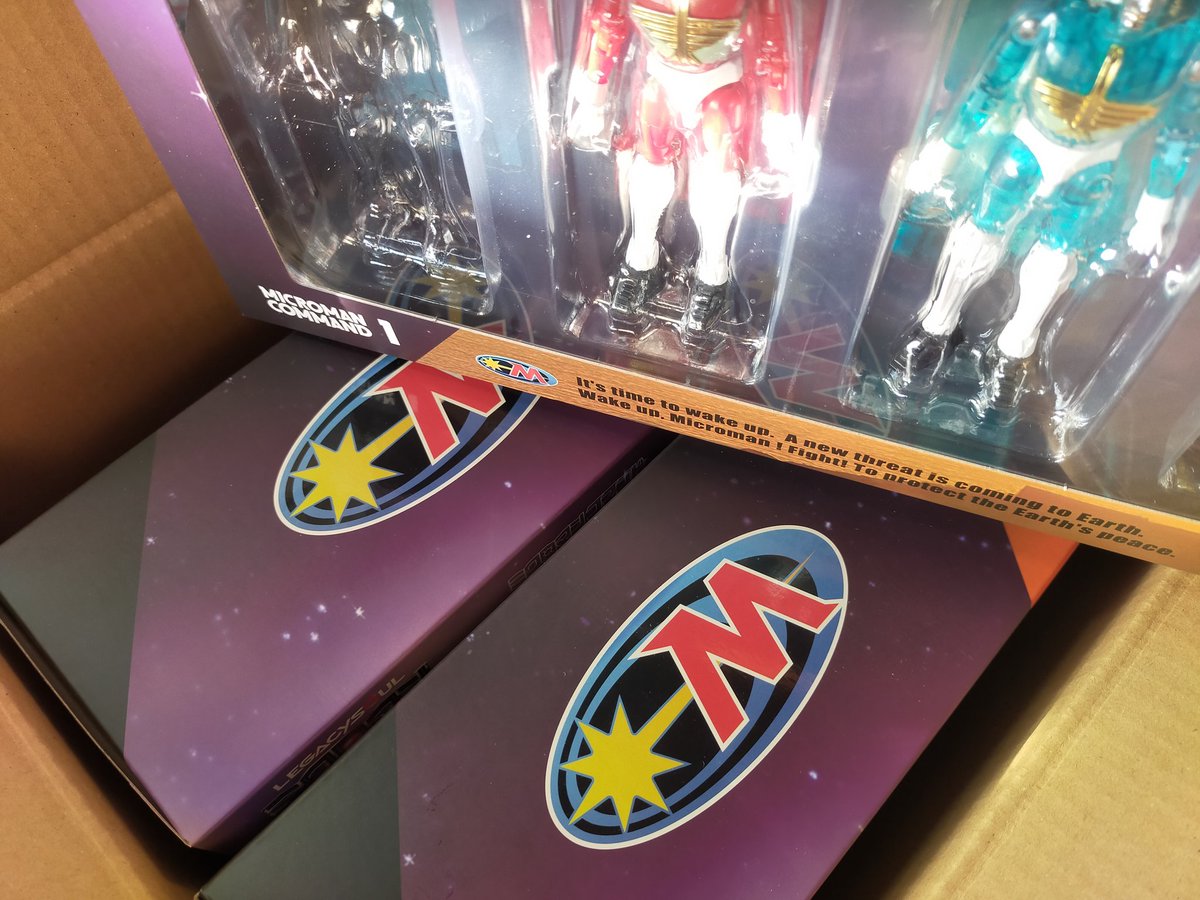 レガシーソウルのミクロマンコマンド1号、3セットを全て開封検品。不