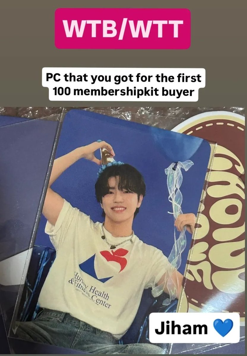 sweetblossi's tweet photo. #wtbace 

SEARCHING FOR SOME OF MY PRIOS FROM JIHAM

if you have it, pls write me a dm with your price or for what you want to trade it for.

준 준희 이지함 지함 와우 세윤 김병관 병관 유찬 강유찬 찬 포카 판매 특전 특전 에이스 https://t.co/AsZ44NNYhJ