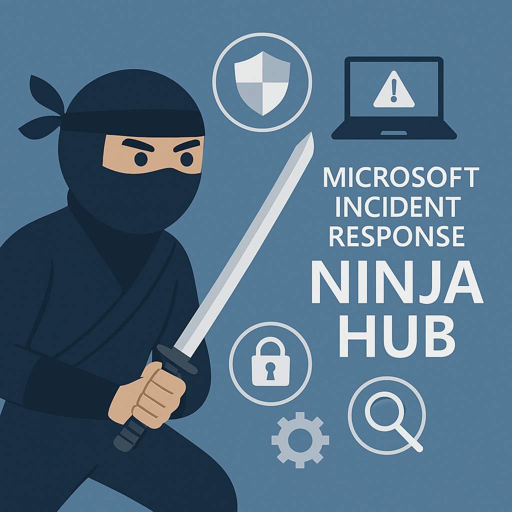 🥷Microsoft Incident Response Ninja Hub
(Updated 28 Dec 2025)

🛡️ Dive into:
- Expert-led guides &amp; best practices
- Threat hunting &amp; cloud forensics tips
- Ransomware &amp; APT case studies
- One-page investigation playbooks
- KQL techniques &amp; recovery strategies