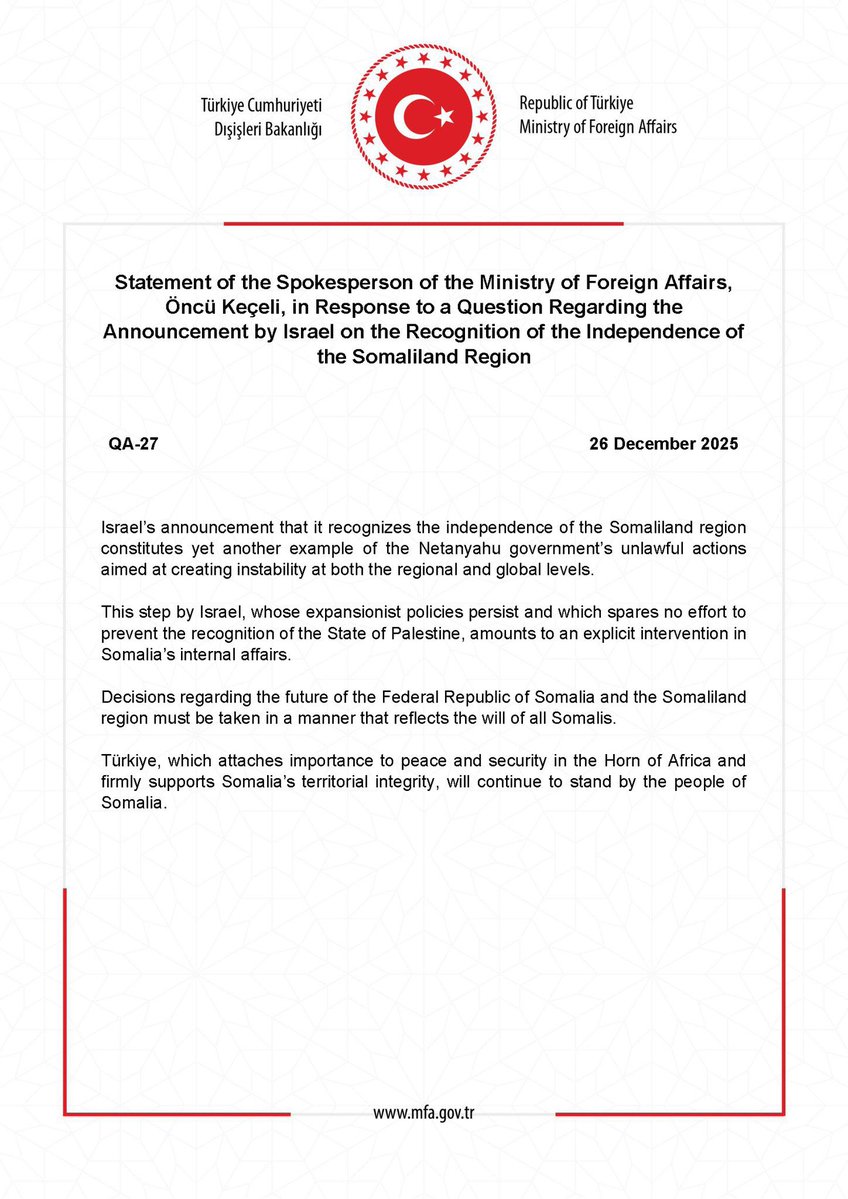 When Qatar and Turkey condemn you, directly or through their proxies, you can be certain that you did the right thing.