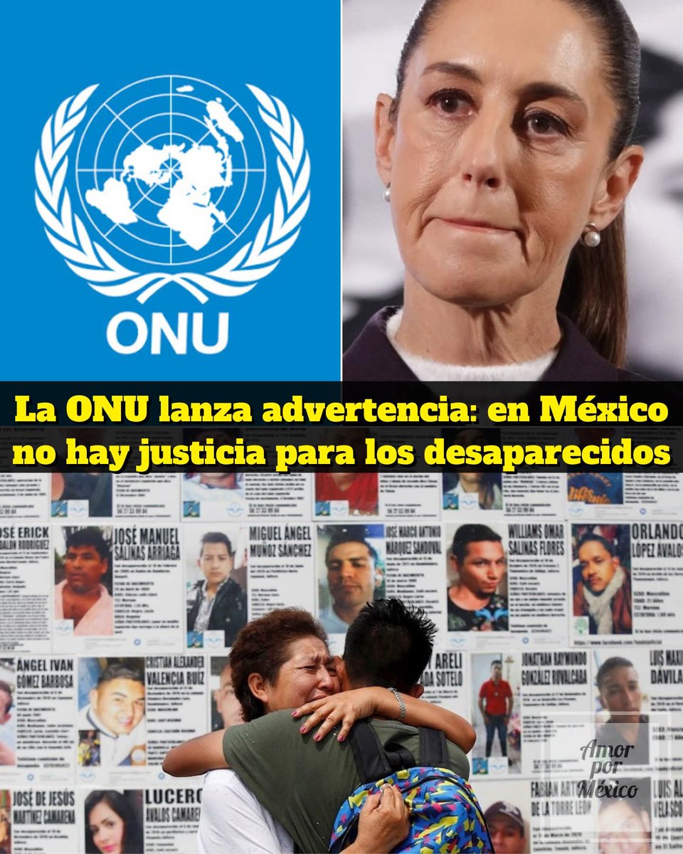 La ONU lo dijo sin rodeos: en México hay impunidad estructural en desapariciones. El Estado no busca, no investiga y no castiga. Mientras el gobierno falla, las familias escarban fosas. Cuando la impunidad es norma, la ausencia del Estado es política.