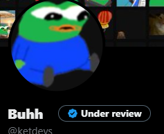 ketdevs's tweet photo. guys it's my new pfp, but we need to wait the " under review ", for my @ to i need to wait the under review https://t.co/VD2DiZFPv7