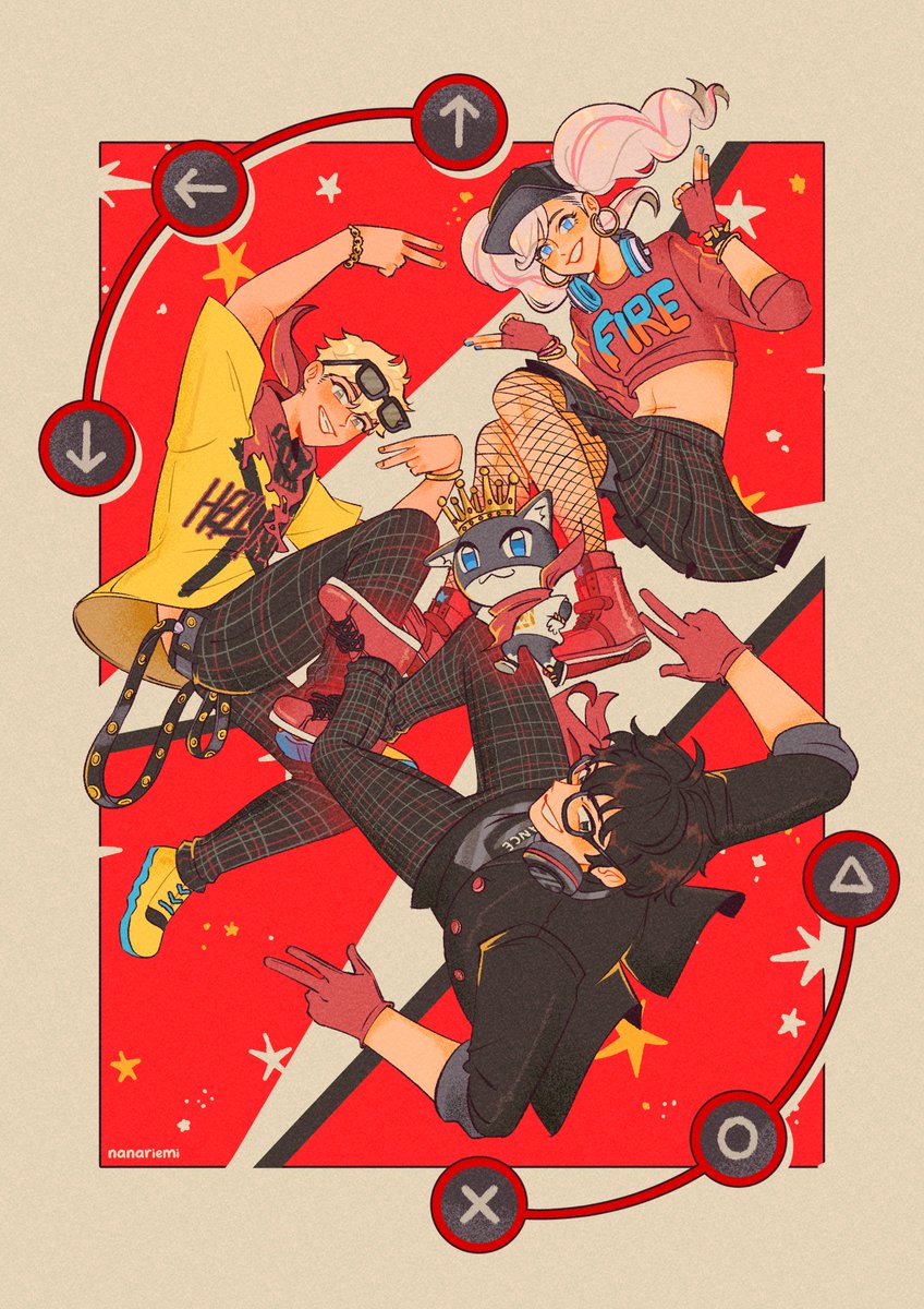 nanariemi's tweet image. last artwork for 2025 💃🕺✨ !! #persona5 #p5