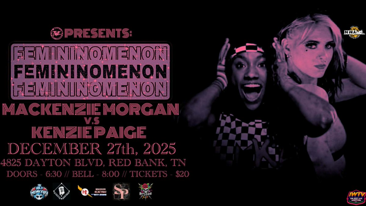 Now On Demand

<a href="/TWE_Chattanooga/">TWE Chattanooga</a> #TWEFem 

<a href="/RealMKZMorgan/">Mackenzie Morgan</a> v <a href="/KenziePaige_1/">Kenzie Paige</a> 
<a href="/ravennavein_/">𝐑𝐚𝐯𝐞𝐧𝐧𝐚 𝐕𝐞𝐢𝐧 🩸</a> <a href="/KelseyRaegan/">Kelsey Raegan</a> v <a href="/judyleetaylor/">Judy Lee Taylor</a> <a href="/KaiaMcK/">Kaia McKenna</a> 
<a href="/Airica_Demia/">あなたのヒーロー Airica-Demia UwU. 👉😉</a> v <a href="/clarawrestling/">Clara</a> 
<a href="/AshlynA1616/">Ashlyn Alexander</a> v <a href="/SigridScourge/">SIGRID</a> 
<a href="/GwenNeodonna/">Gwen Neodonna 🇵🇸</a> v <a href="/AudreyWrestles/">Audrey Allen</a> 
+ <a href="/corinnejoy_/">🖤CORINNE JOY🖤</a> &amp; more!

independentwrestling.tv/player/JN7eK9w…