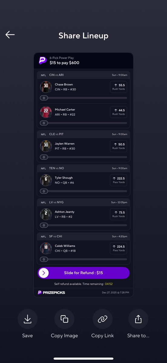 JaeLocks's tweet image. NFL PRIZE PICKS POTD🏈
If this cashes I’ll send someone $100  who likes and reposts❤️
#nfl #prizepickslocks #GIVEAWAY #jaelocks