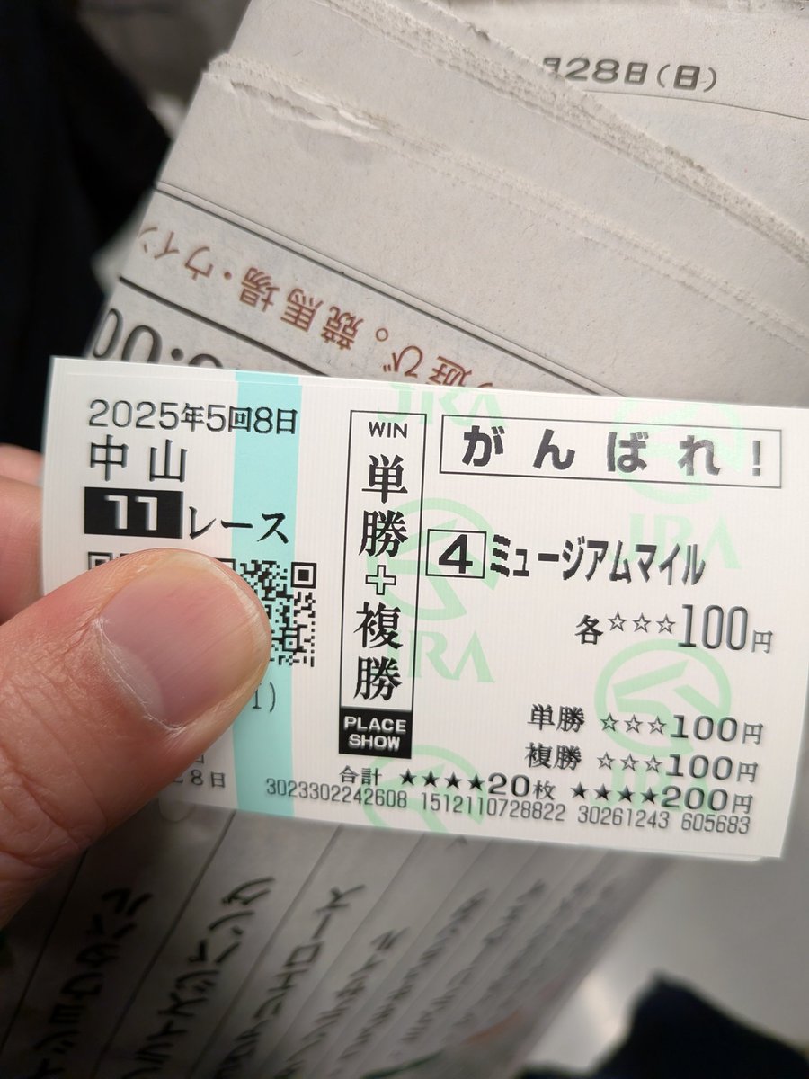 応援馬券(ハズレ、もしくは期限切れ) 応援馬券(ハズレ、もしくは期限切れ)