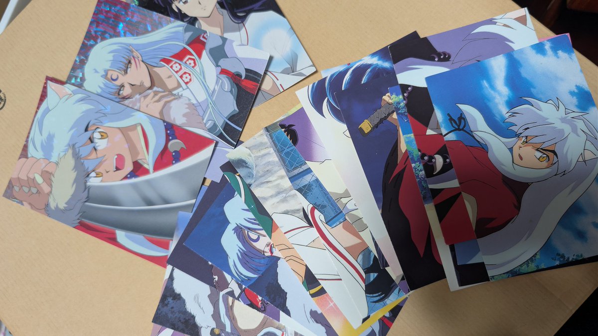 掃除してたら犬夜叉ブロマイド見つけた