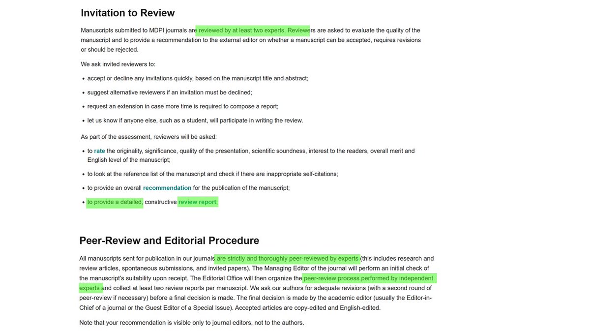 maoviedogarcia's tweet photo. 🚨 #IamNOTanExpert #PeerReviewQuality❓ @IJERPH_MDPI
Reviewer Geeta Hitch
“I AM NOT AN EXPERT in statistics”
https://t.co/EX9atWW4n6
This contradicts @MDPIOpenAccess peer review declared policy
https://t.co/Us7Z7M6HS7 (06/09/2020) https://t.co/nKuamc52ar