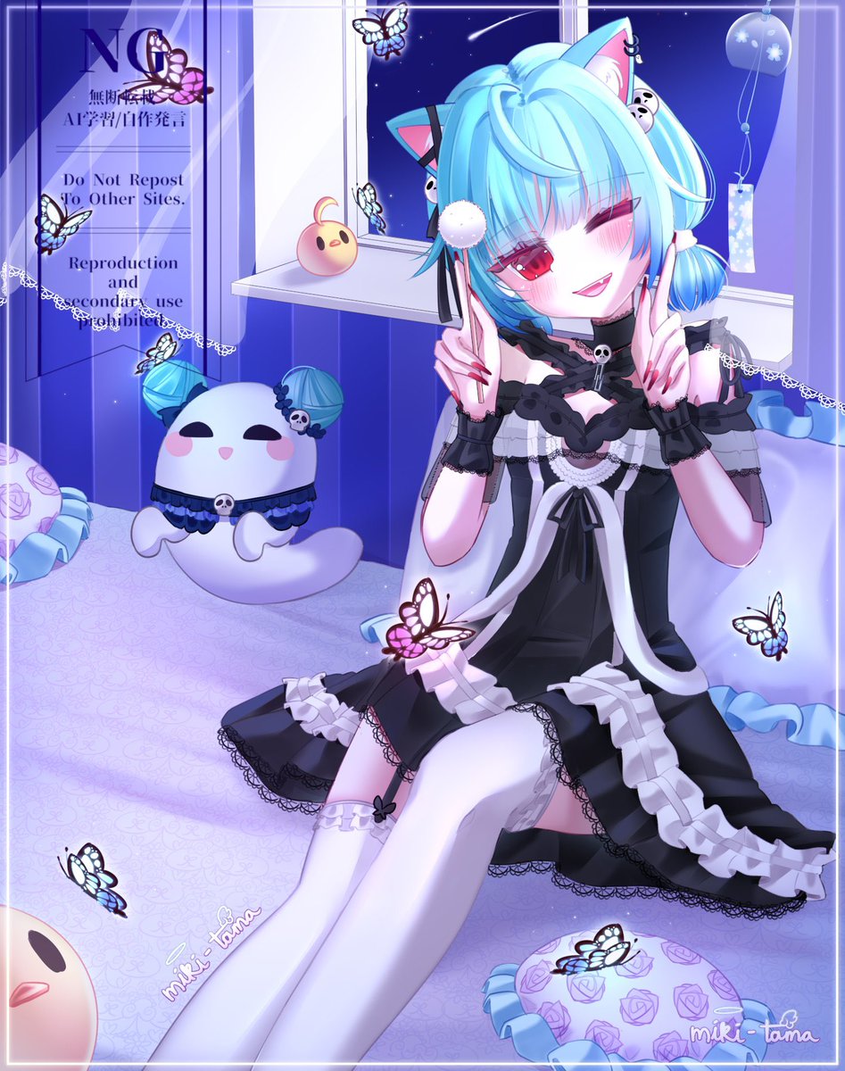 My top 4 illustrations of 2025 ^^//🤍 #2025年自分が選ぶ今年の4枚