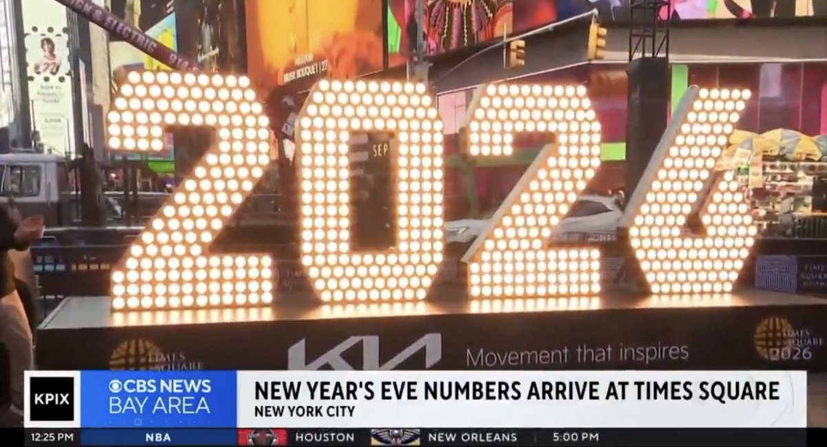 🔔JUST IN: Exactly 589 lightbulbs used for NYE 2026 numbers.

If you’ve done the research, then you understand this post.