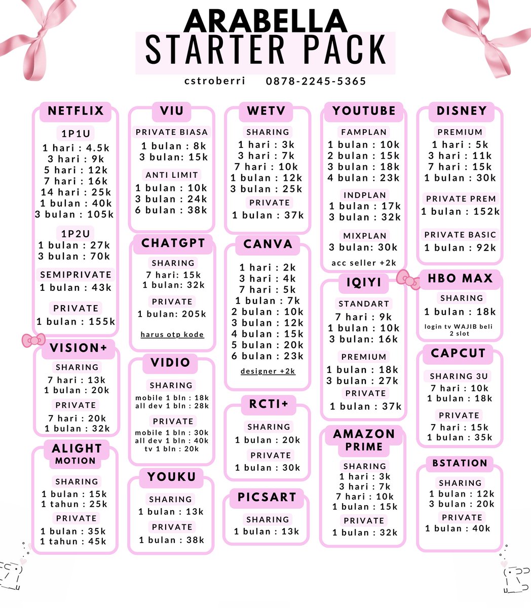 🐰 kedai cstroberri 🐰

✧fast respon&amp;fast proses
✧bisa mendapatkan kesempatan FREE APP PREM minimal pembelian 20k
✧ testi 2000++

💌 for fast respon di wa (link di bio)

payment bisa qris

#zonauang #zonaba #zonajajan