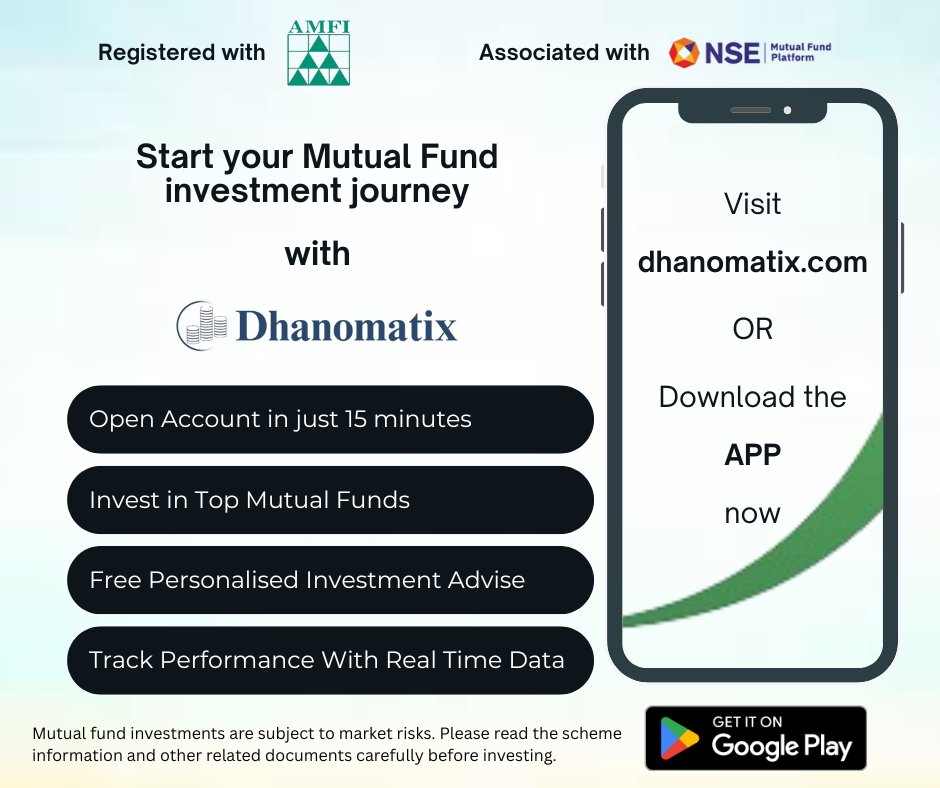 dhanomatix's tweet photo. Start your investment journey today with Dhanomatix 

#mutualfundssahihai #mutualfundsip #financialplanning #MutualFundsInvestment #financialfreedom https://t.co/geiwdPOrW3