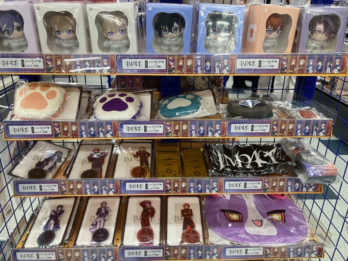 グッズ入荷情報3⃣】 「#にじさんじ」 ラメアクリルスタンド ランダム