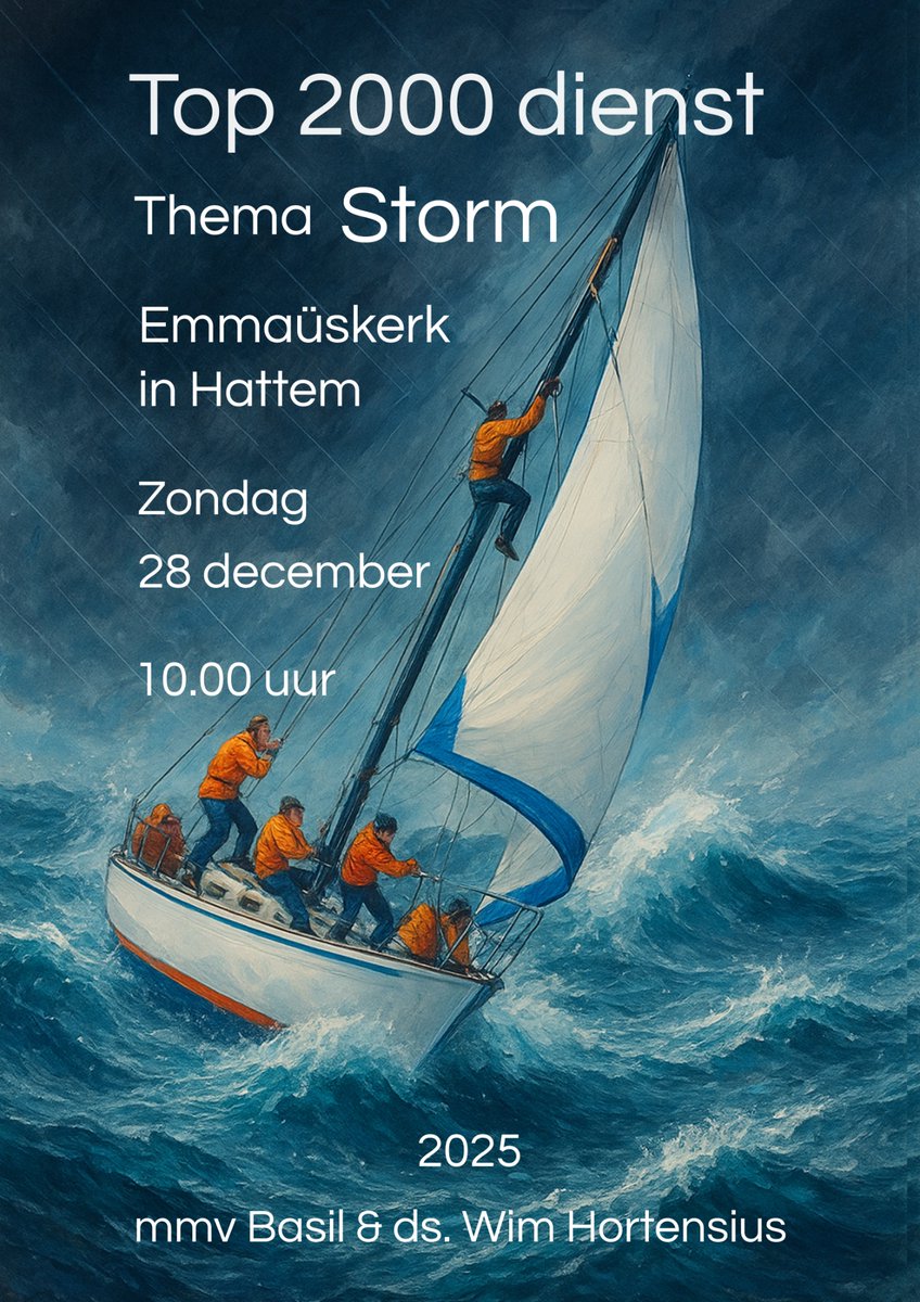 Om 10.00 uur begint in de Emmaüskerk aan de Dorpsweg 27 in Hattem de lokale Top 2000 dienst 2025. De laatste voorbereidingen zijn opgestart. Van harte welkom! 

#Top2000kerkdienst #Top2000 #Hattem