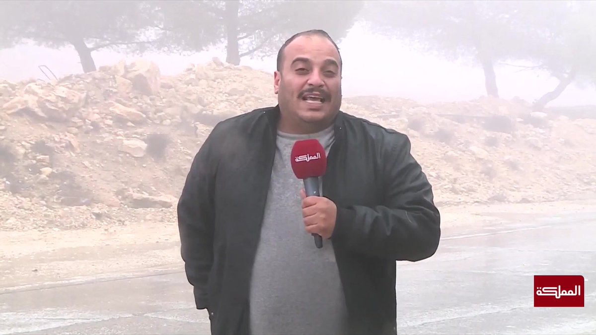 مراسل المملكة: أمطار غزيرة وضباب في مناطق واسعة من الطفيلة #الأردن 