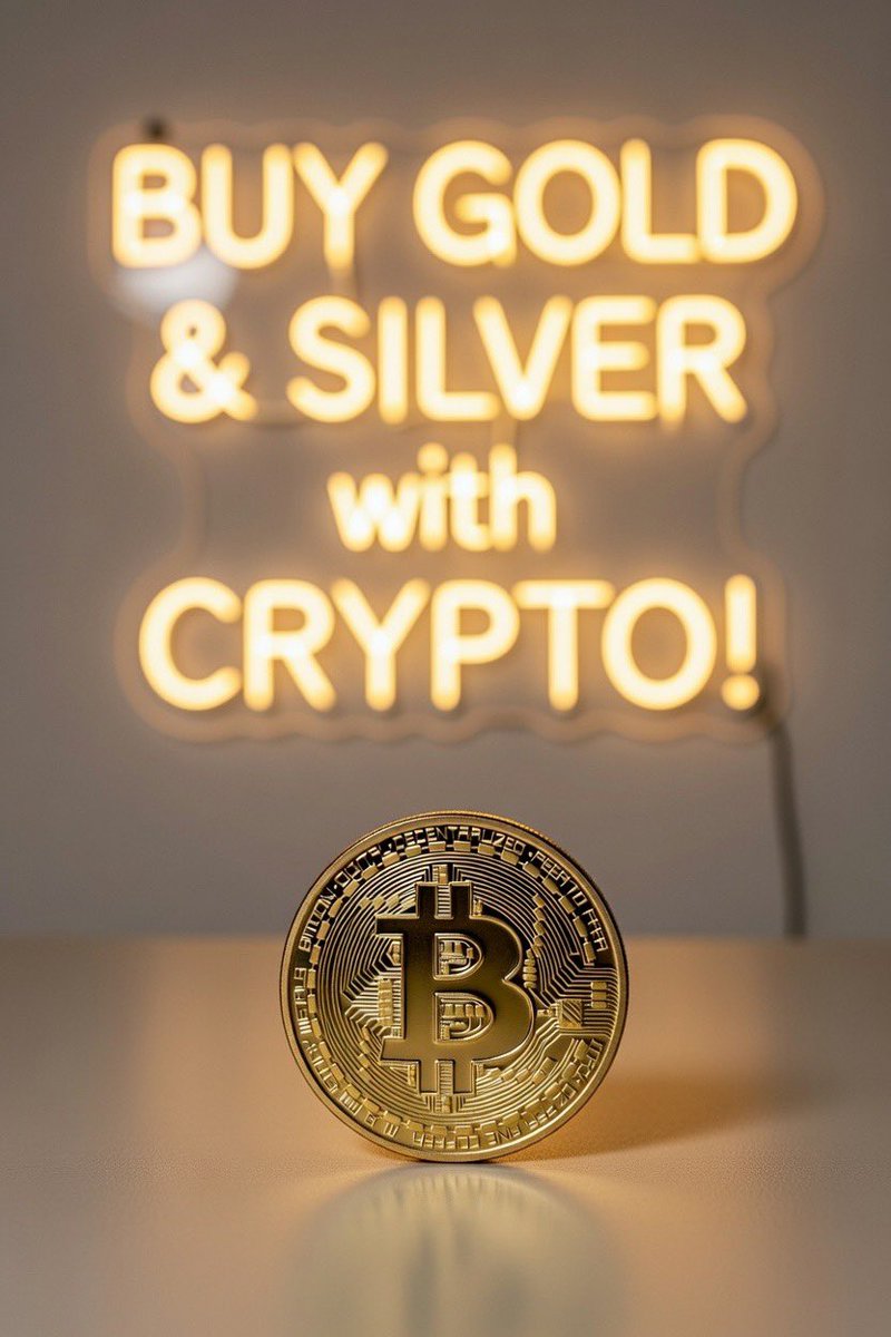 💛🩶 Crypto exchanges where you can BUY/TRADE Gold & Silver with $USDT!! -  BYBIT (kyc - best exchange) 👉 https://t.co/Wc1A8Xntzd - phemex (no kyc) 🌎  👉 https://t.co/2E3HXwBDtj $GOLD $SILVER $XAU $XAG 💹