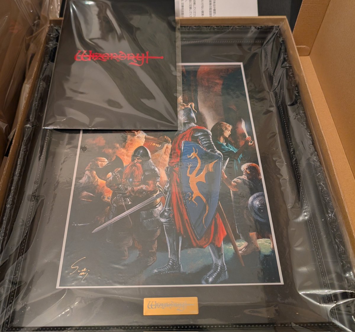 gyokukoTM's tweet photo. やたらでかいの届いてるなぁ⋯なんだろう
と思ったら🥹❤️🙏✨
#wizardly
#ウィザードリィ https://t.co/LsspDIIqIr