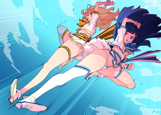 何か遠目に見ててボイファン衣装のぬぬさんが肉弾戦が強そうな変身ヒロインっぽく見えたので飛び蹴りしてほしくなっただけの落書き 