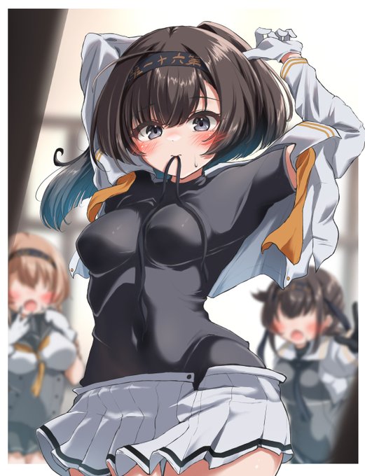 秋月改二、改装中…… 